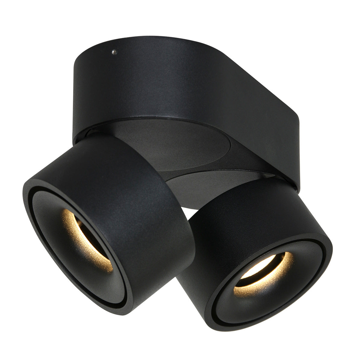 Mexlite Fez Black zwarte 2-lichts LED-opbouwspot – afbeelding 12