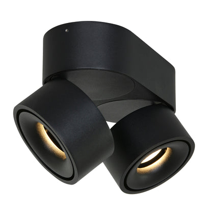 Mexlite Fez Black zwarte 2-lichts LED-opbouwspot – afbeelding 12