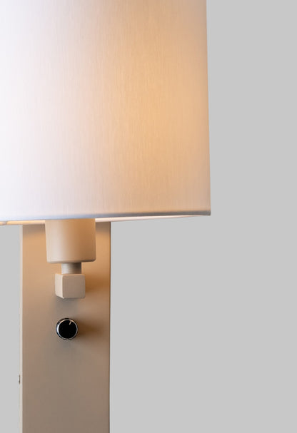 Lampada da parete in lino bianco e sabbia grande It's About RoMi Florence – immagine 6