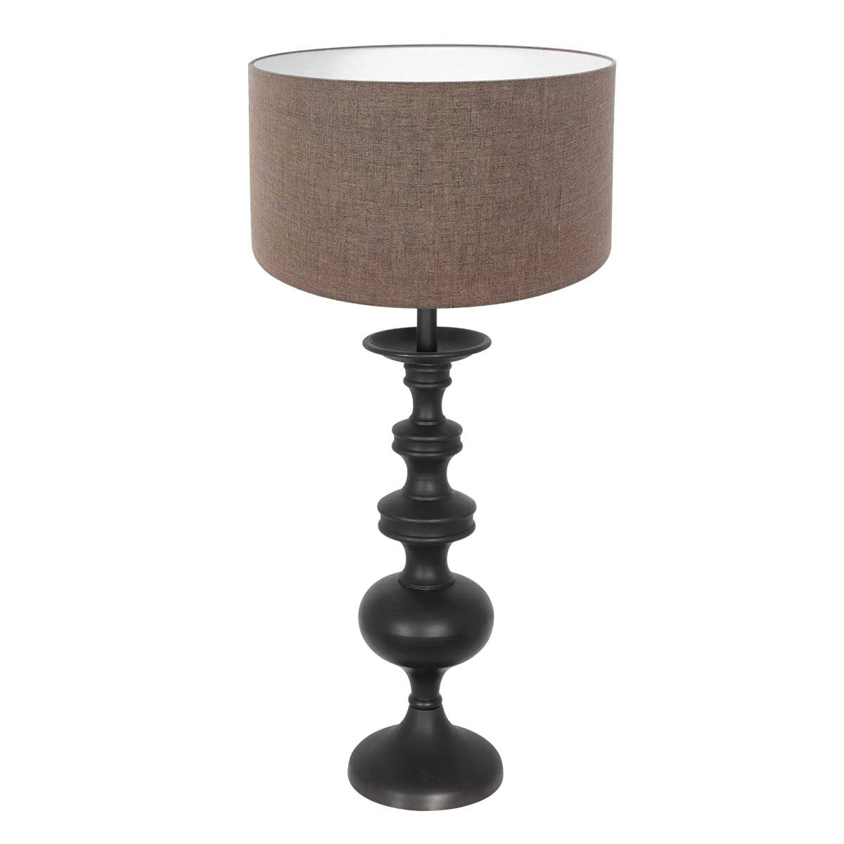 Lyons Black Wooden Table Lamp – Anne Light & Home