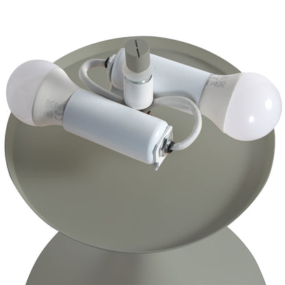 Sivá stolná lampa s matným sklom a dvoma svetelnými bodmi Steinhauer Ancilla – obrázok 5