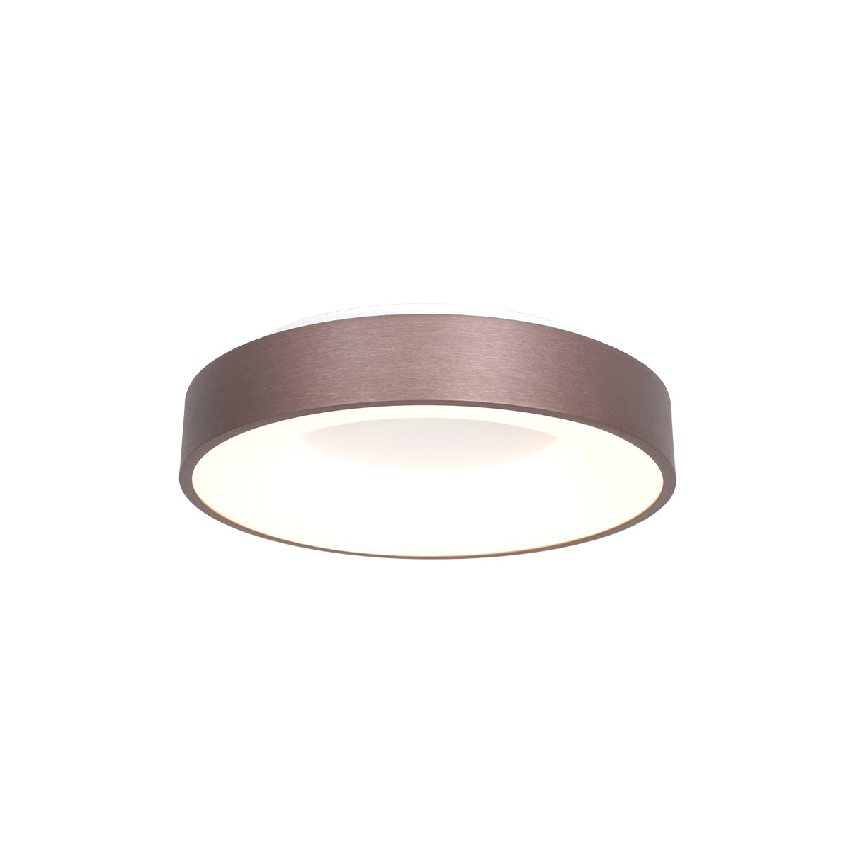 Бронзова LED плафониера Steinhauer Ringlede Ø30 см