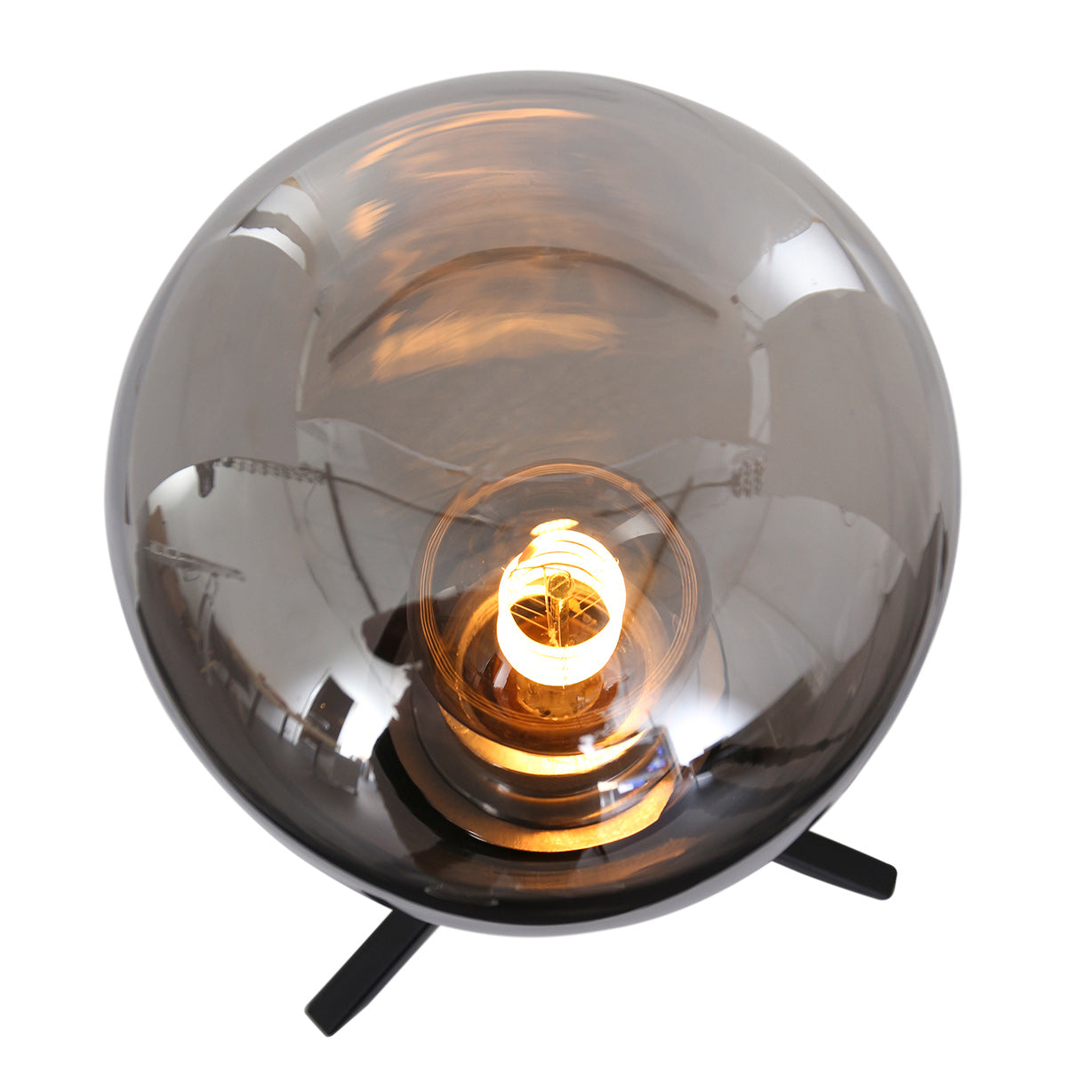 Bordslampa Reflexion i mörkt glas – Steinhauer – bild 4