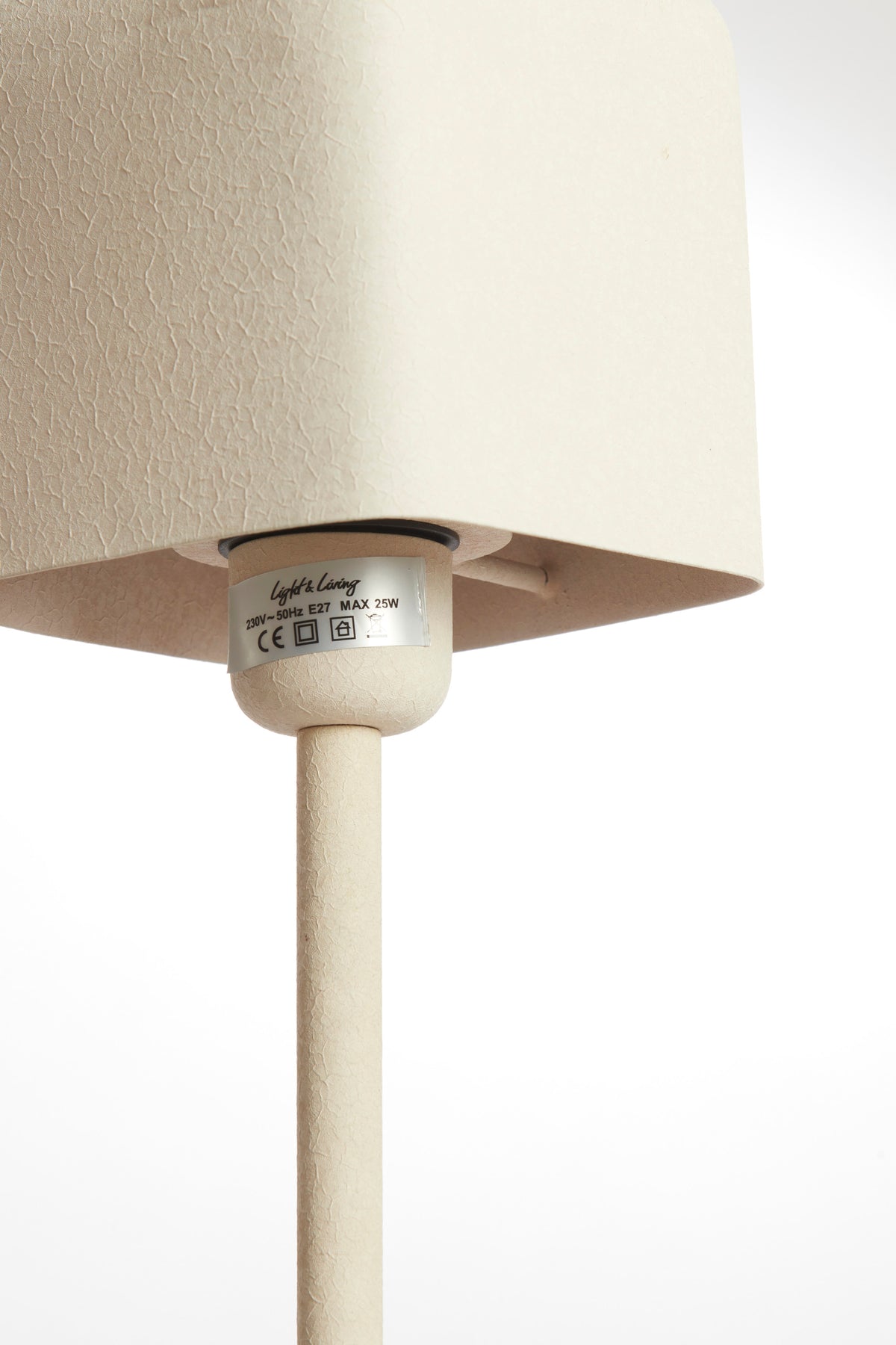 Mala svijetlo ružičasta metalna stolna lampa Light & Living Elenie – slika 1