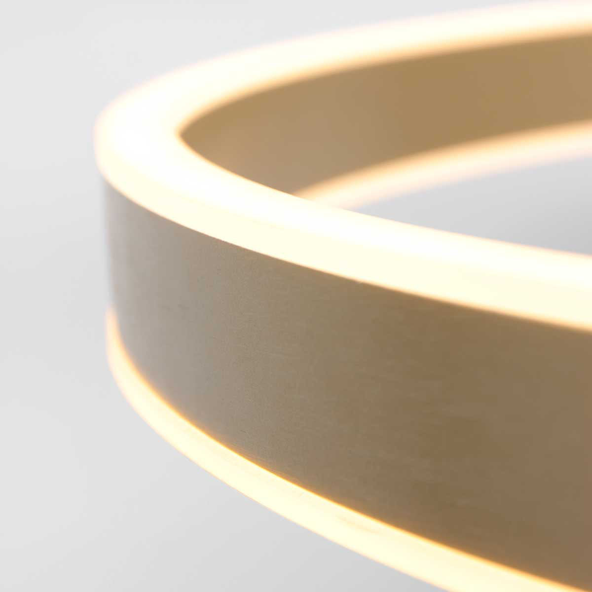 Златиста пръстеновидна висяща лампа Steinhauer Ringlux – изображение 12