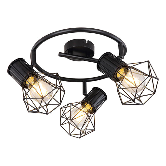 3-diamantkap-ronde-spot-zwart-globo-priska-main-image