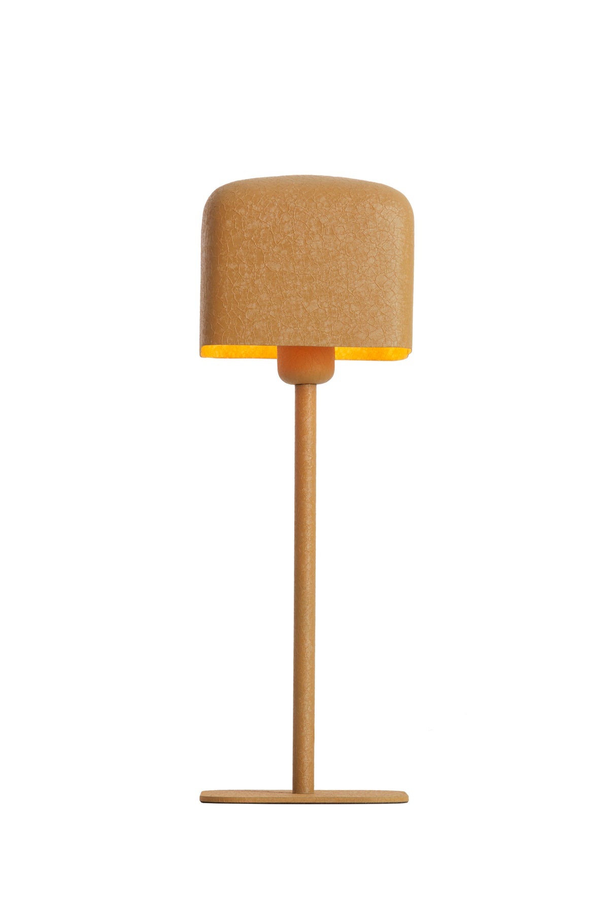 Grande lampada da tavolo in metallo color ocra Light & Living Elenie – immagine 3