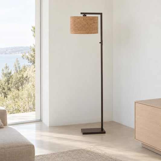 stoere-cacao-wandlamp-met-grijs-linnen-en-gericht-leeslicht-steinhauer-stang-ai-sfeer_image