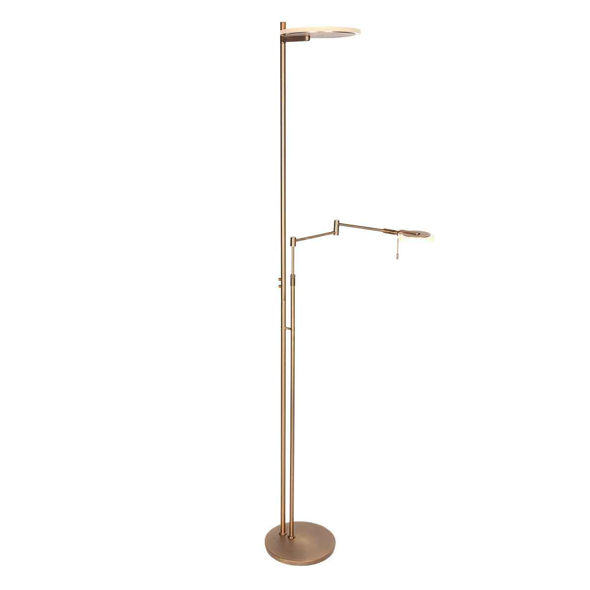 Bronzová LED stojací lampa Steinhauer Turound