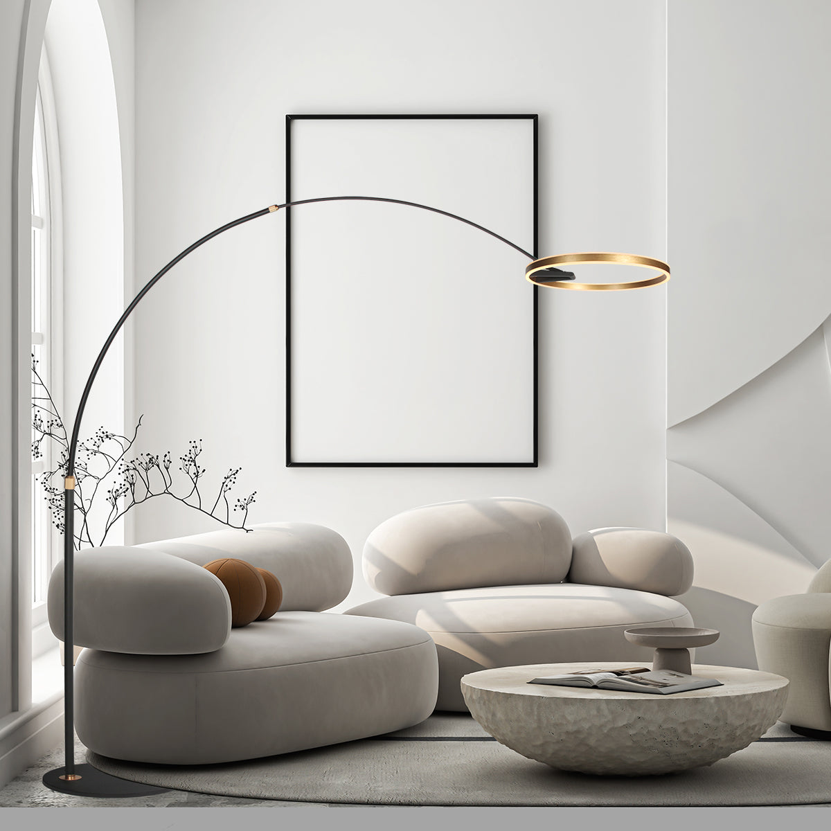 gouden-moderne-metalen-vloerlamp-steinhauer-ringlux-variant-image2