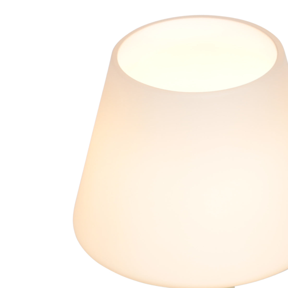 Krémová stolná lampa Ancilla s bielym sklom – obrázok 6