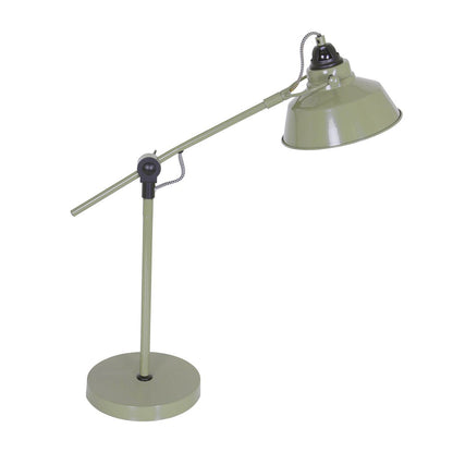 Grøn industriel bordlampe Mexlite Nove – billede 1