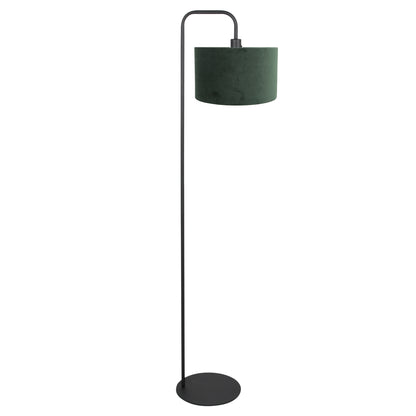 zwarte-vloerlamp-met-groene-velours-kap-mexlite-forma-main-image