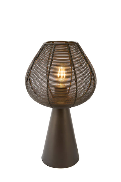 Luminária de mesa metálica dourada Light & Living Maret – imagem 5