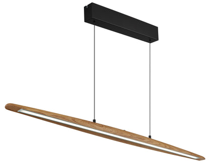 Lampa suspendată din metal negru cu LED-uri, plină de caracter – imaginea 6