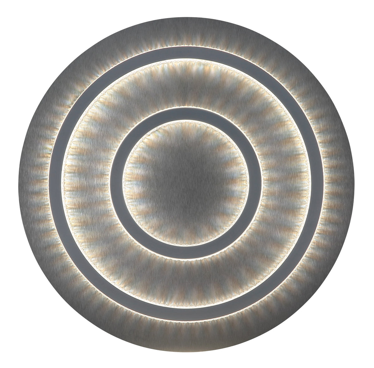 Grande lampada a soffitto in metallo nero con LED – immagine 2
