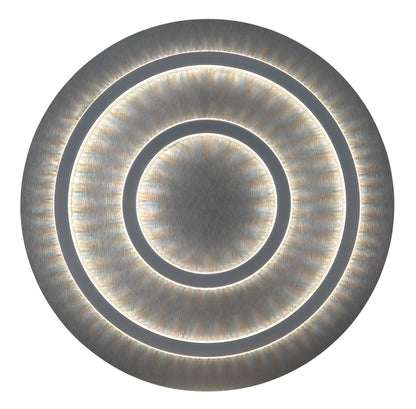Grande lampada a soffitto in metallo nero con LED – immagine 2