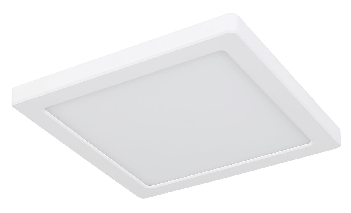 Lampada da soffitto LED in plastica bianca di media grandezza – immagine 1