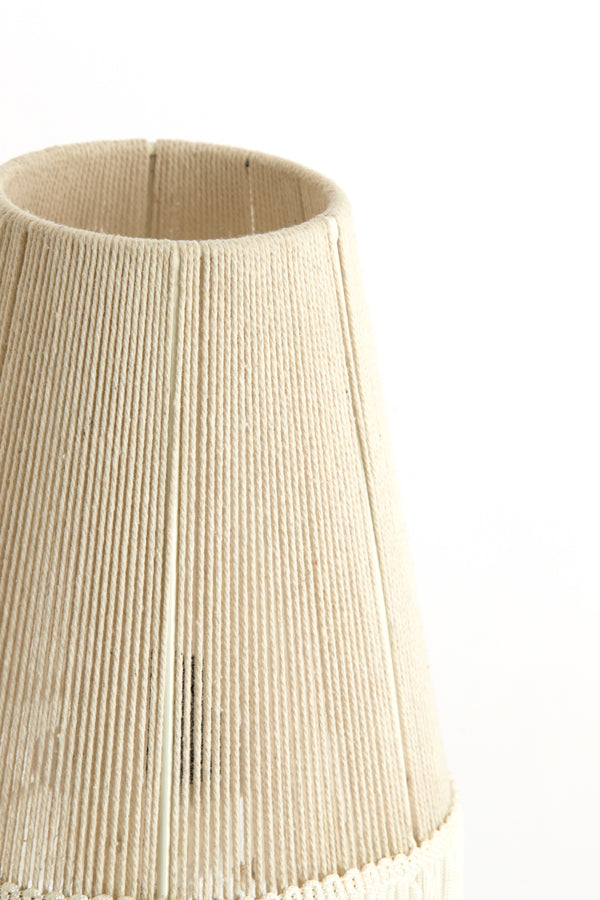 Kleine crèmekleurige drum lampenkap Light & Living Binjai – afbeelding 1