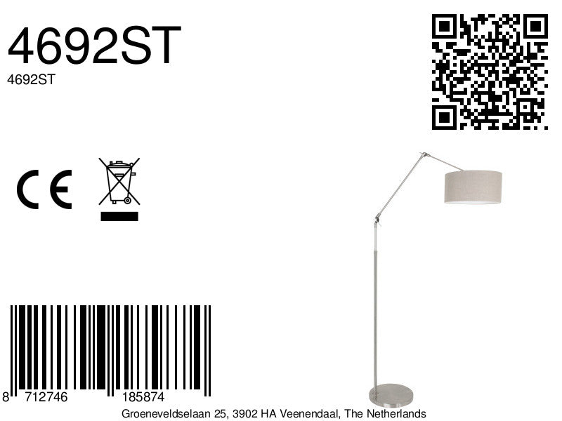 staalkleurige-booglamp-met-cremekleurige-kap-steinhauer-prestige-chic-variant-image8a