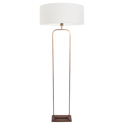 vloerlamp-in-brons-met-wit-grof-linnen-en-lichte-uitstraling-van-steinhauer-variant-image1