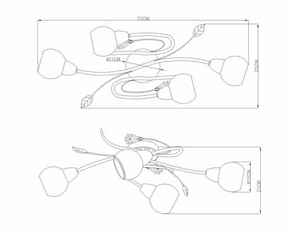 4-kap-nikkelen-gedraaide-plafondlamp-globo-lilly-variant-image2