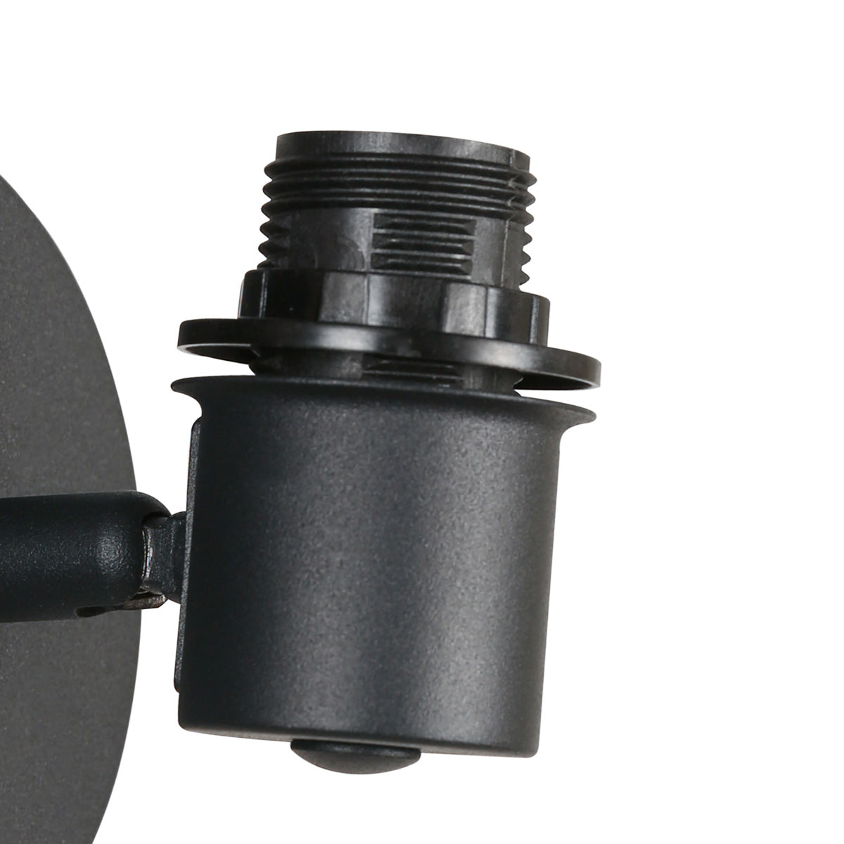 Mexlite Bambus Black Spotlight with Natural Shade – image 4