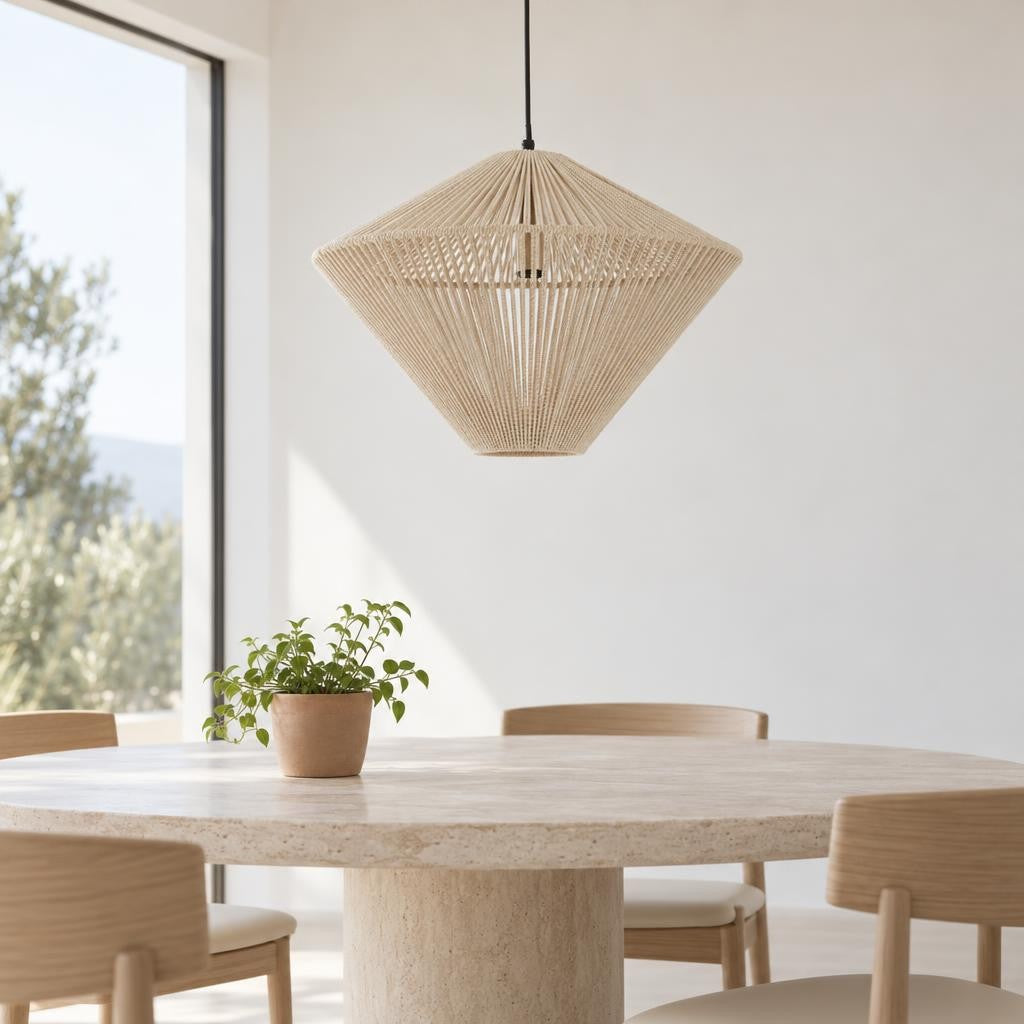 Light & Living Felida bézs függőlámpa – hangulatkép