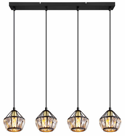 hanglamp-zwart-messing-4-kristalkap-diamantvorm-globo-lois-variant-image1