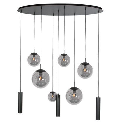 ovale-hanglamp-met-rookglas-bollen-en-zwarte-kokers-steinhauer-bollique-variant-image1