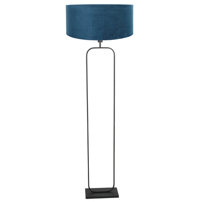 zwarte-vloerlamp-met-blauwe-velours-kap-en-luxe-accent-steinhauer-stang-variant-image1