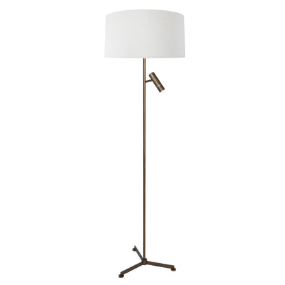 bronzen-3-poot-vloerlamp-met-wit-grof-linnen-en-leeslicht-steinhauer-stang-main-image