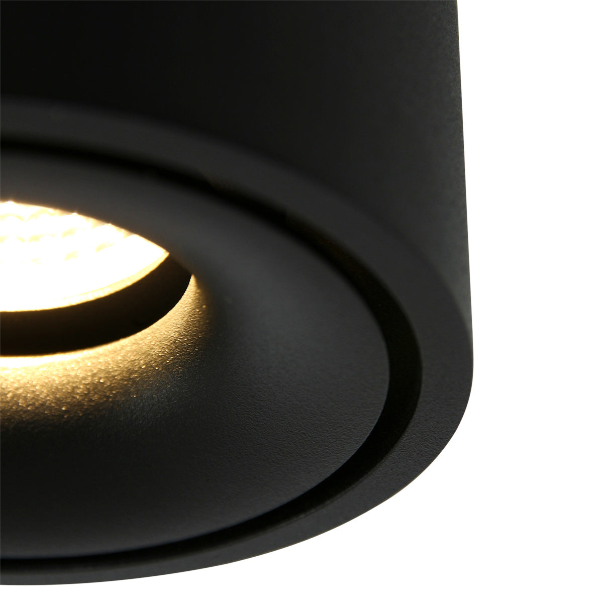 Mexlite Fez Black zwarte LED-opbouwspot – afbeelding 4