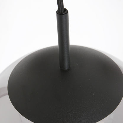 Steinhauer Bollique Triple Smoked Glass Pendant Light – image 5