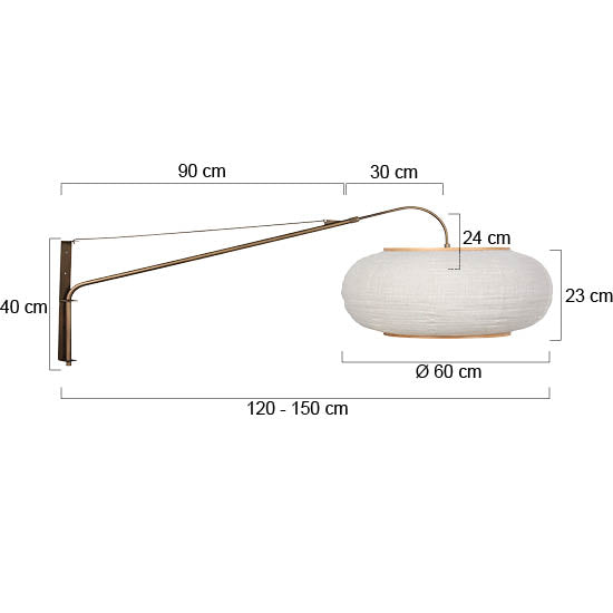 bronzen-wandlamp-met-linnen-kap-o60-cm-en-verstelbare-arm-steinhauer-silva-alba-variant-image7