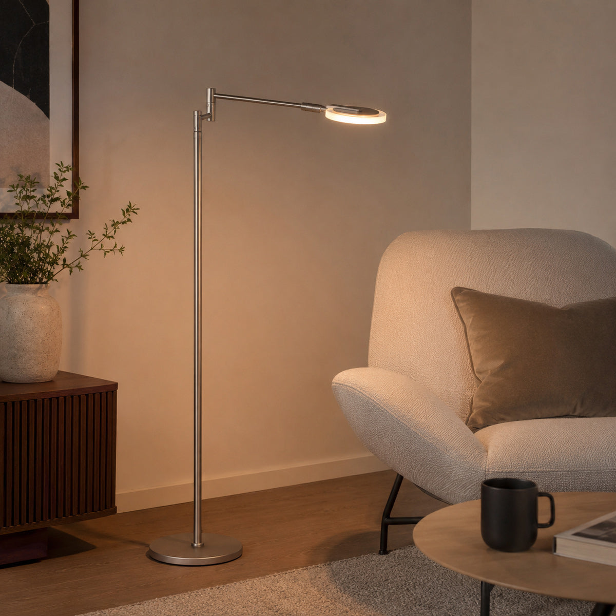 Modern LED állólámpa Steinhauer Turound – 2. kép