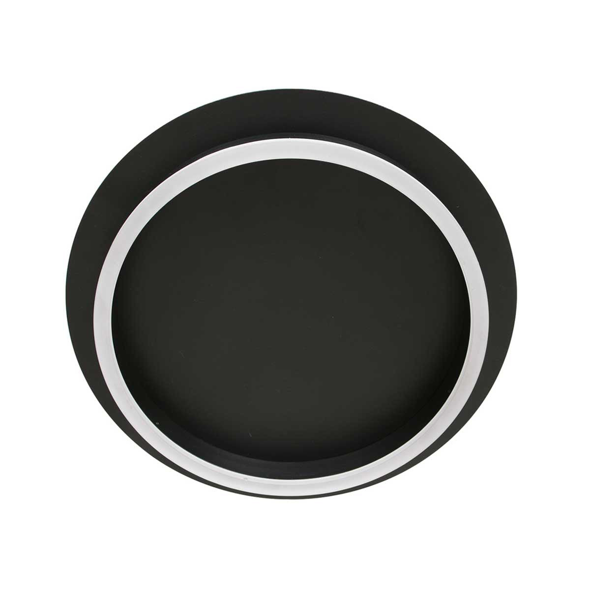 Черна кръгла LED плафониера Steinhauer Ringlux – изображение 12