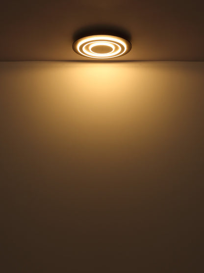 Pequena luz de teto LED de plástico em antracite – imagem 4