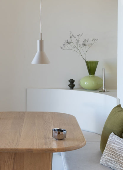 Lampada a sospensione in metallo color sabbia elegante It's About RoMi Stavanger – immagine 4