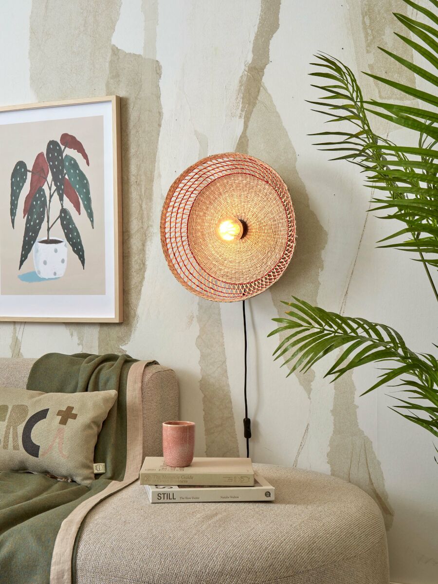 boheemse-wandlamp-seagrass-rood-good-mojo-pantanal-variant-image1