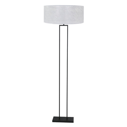 industriele-zwarte-vloerlamp-met-witte-lampenkap-steinhauer-stang-variant-image1