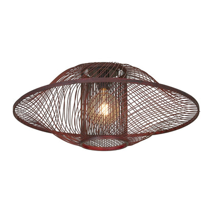 Lampada da soffitto in bambù bordeaux senza tempo GOOD&MOJO Maui