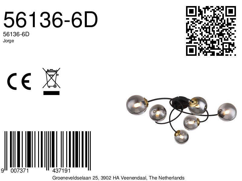 plafondlamp-gedraaid-zwart-messing-6-rookglasbol-globo-jorge-variant-image8a