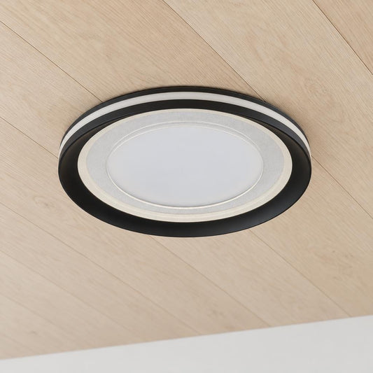 Globo Clarino balta LED lubinė lempa, Ø30 cm – interjero nuotrauka
