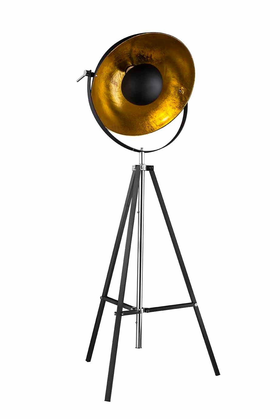 zwarte-driepoot-vloerlamp-goudgevoerde-koepelkap-globo-xirena-variant-image2