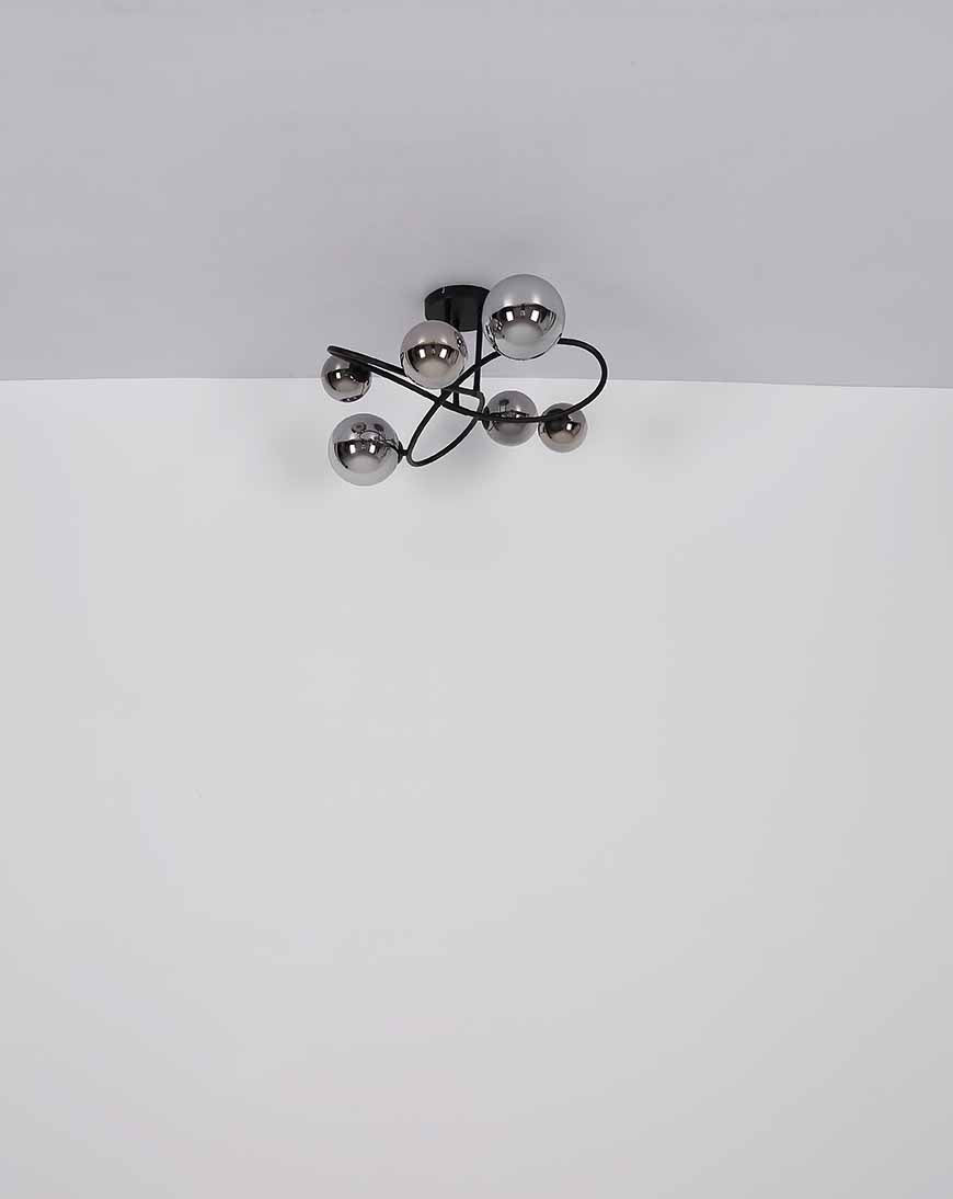 gedraaide-6-rookglasbol-plafondlamp-zwart-globo-riha-variant-image3