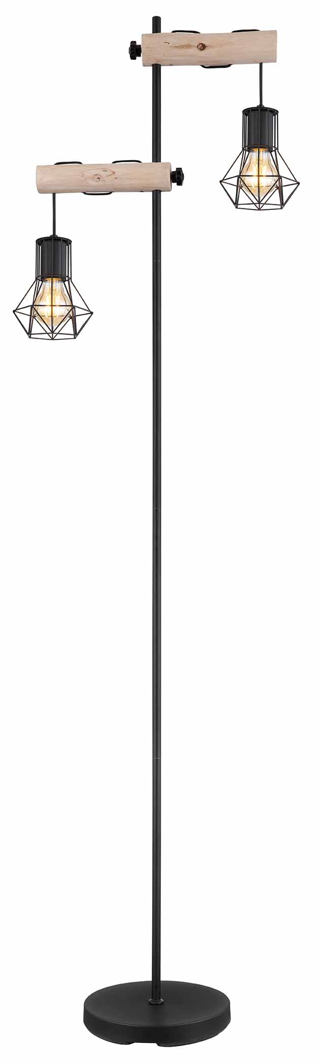 vloerlamp-zwart-metaal-hout-2-diamantkap-globo-priska-variant-image1