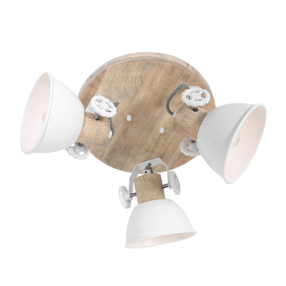 Таванен спот Mexlite Gearwood с 3 светлини