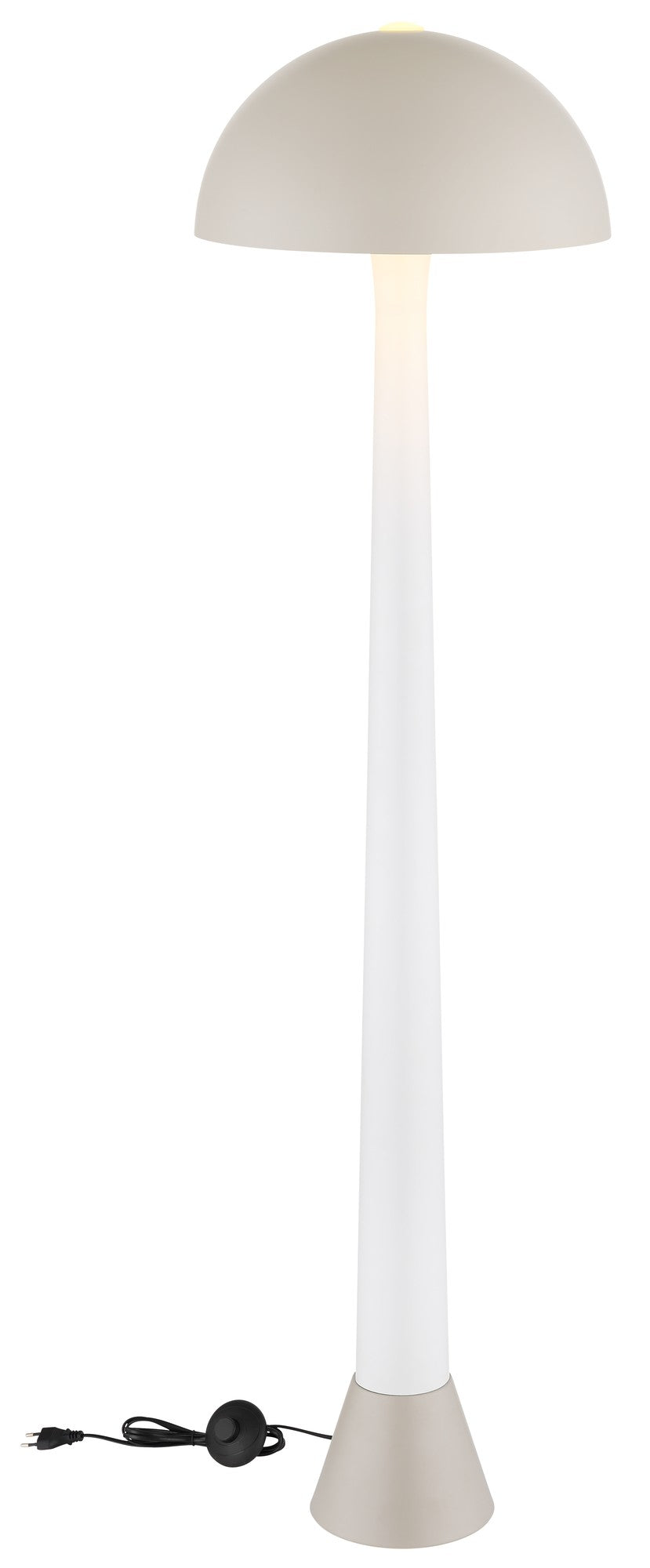 Suwena metalna podna lampa u boji pijeska – slika 4