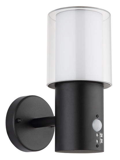 Lampada da esterno in acciaio inossidabile nera raffinata – immagine 1